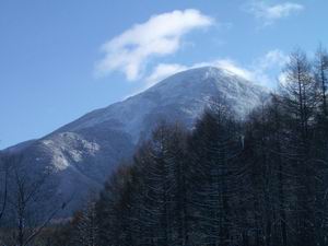 少し古い写真だが、長野蓼科山